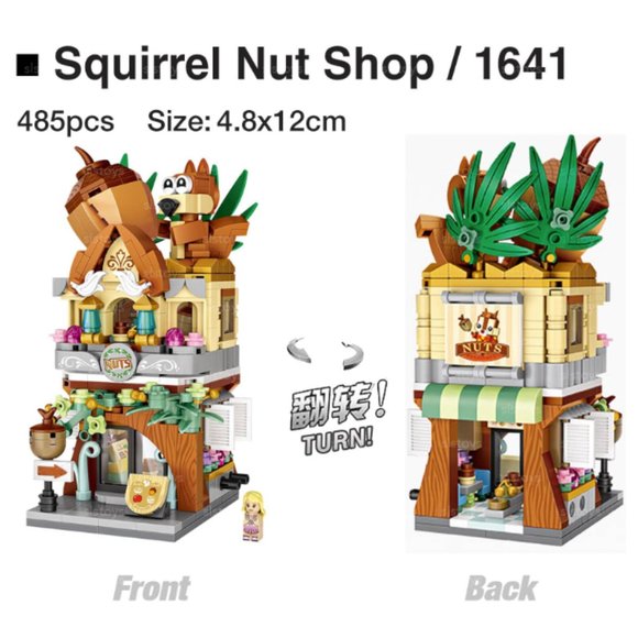 LOZ MINI Blocks - Kids Building Toys Bricks - Nut Shop - Picture 2 of 4